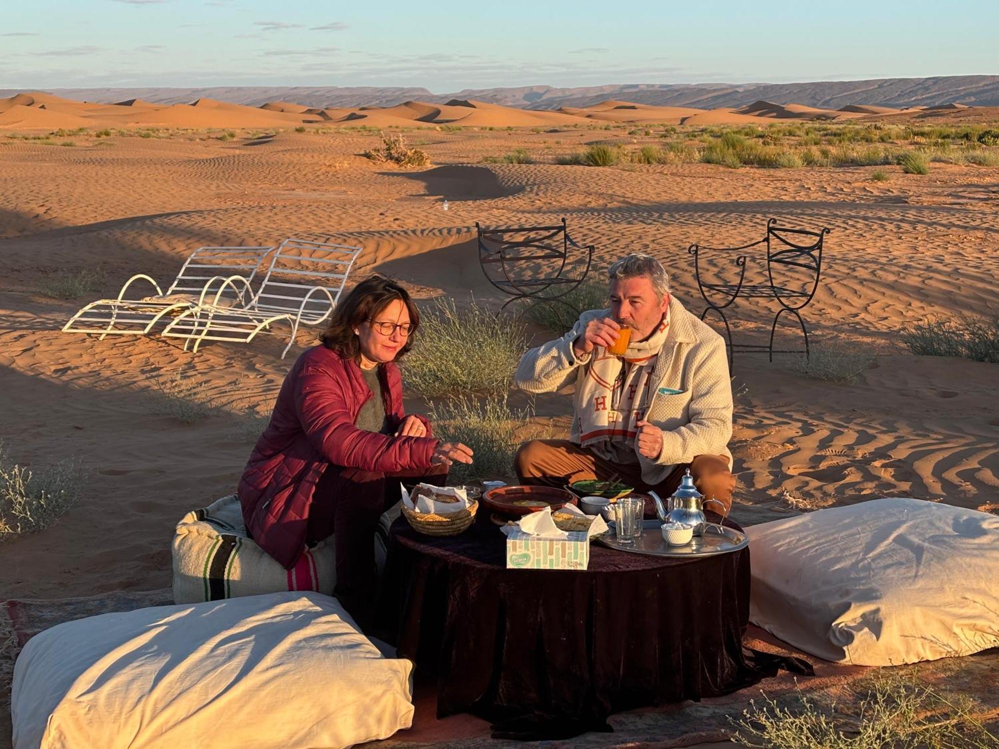 Bivouac La Dune Blanche M'Hamid Esterno foto